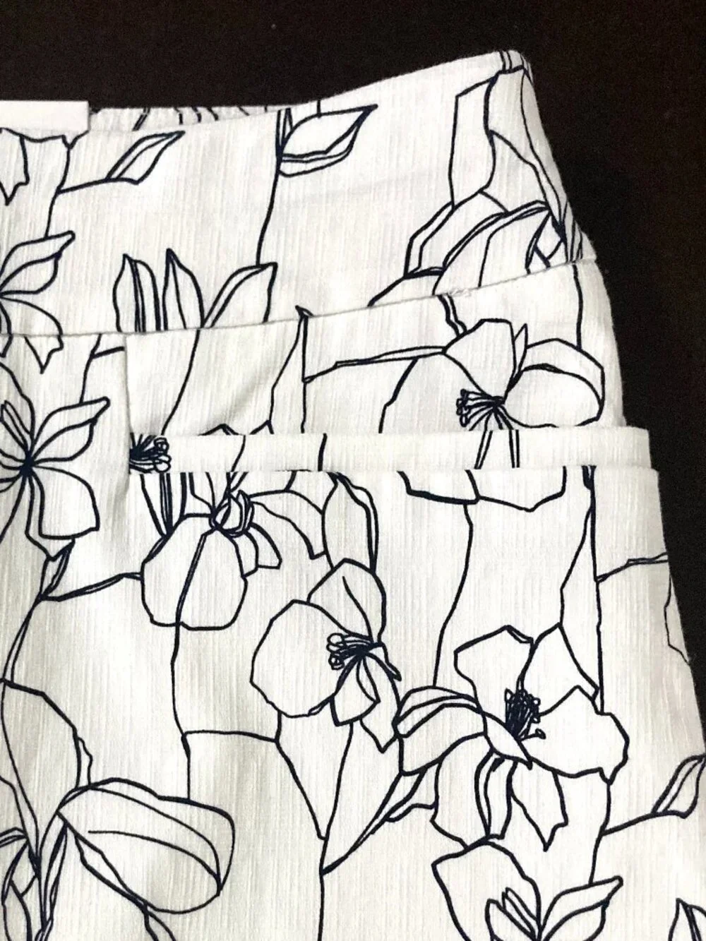 NWT $74 Chico’s 3 Brigitte Skort White Elastic Waist Pockets Casual Travel Sz 16